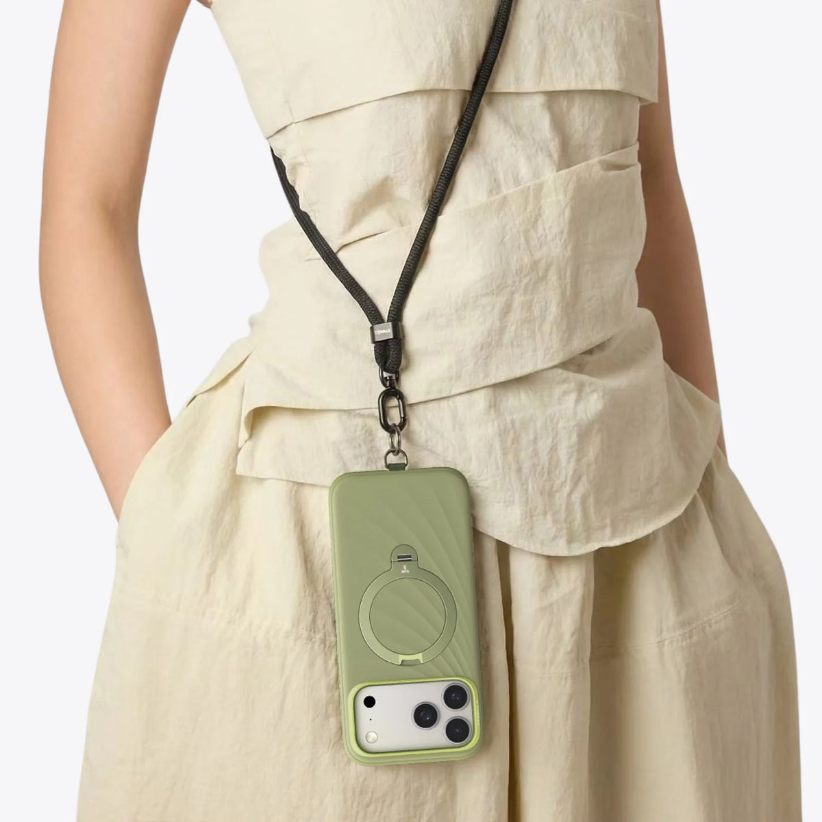 Ostand Q3 Silicone Wind Limited for iPhone Case