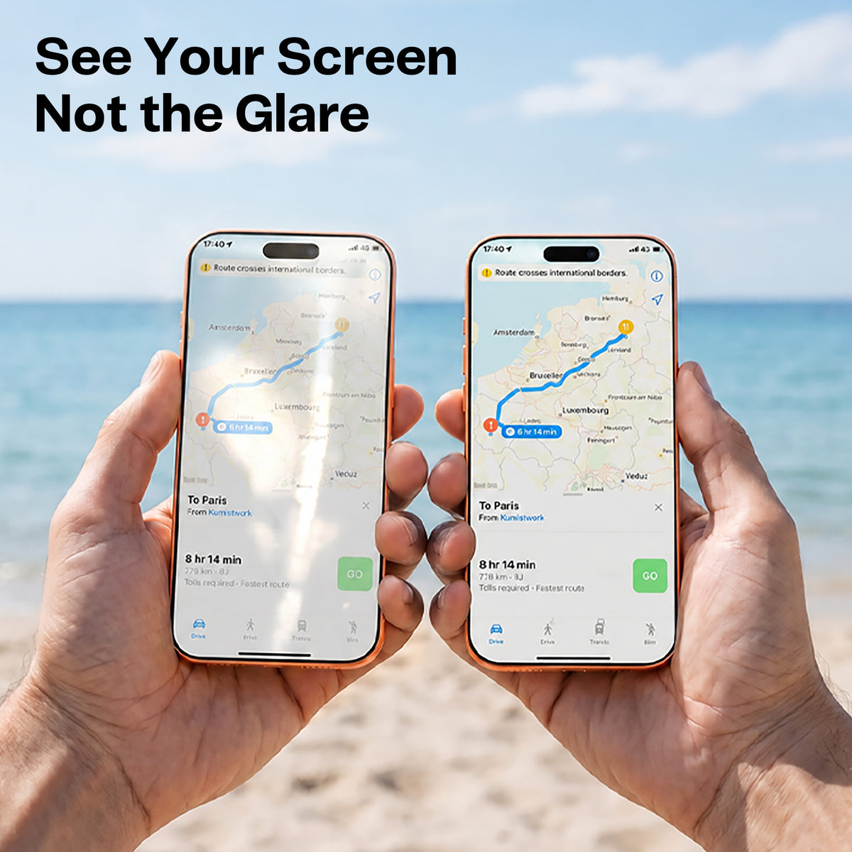 SunView AR Shield Ultra Screen Protector for iPhone 17 Pro Max (2 Pack)
