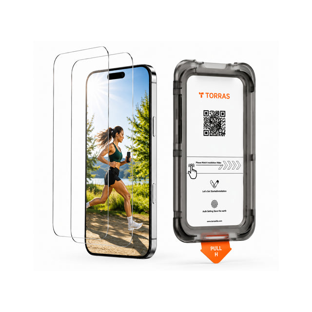 SunView AR Case-Friendly Screen Protector for iPhone 17 Pro Max (2 Pack)