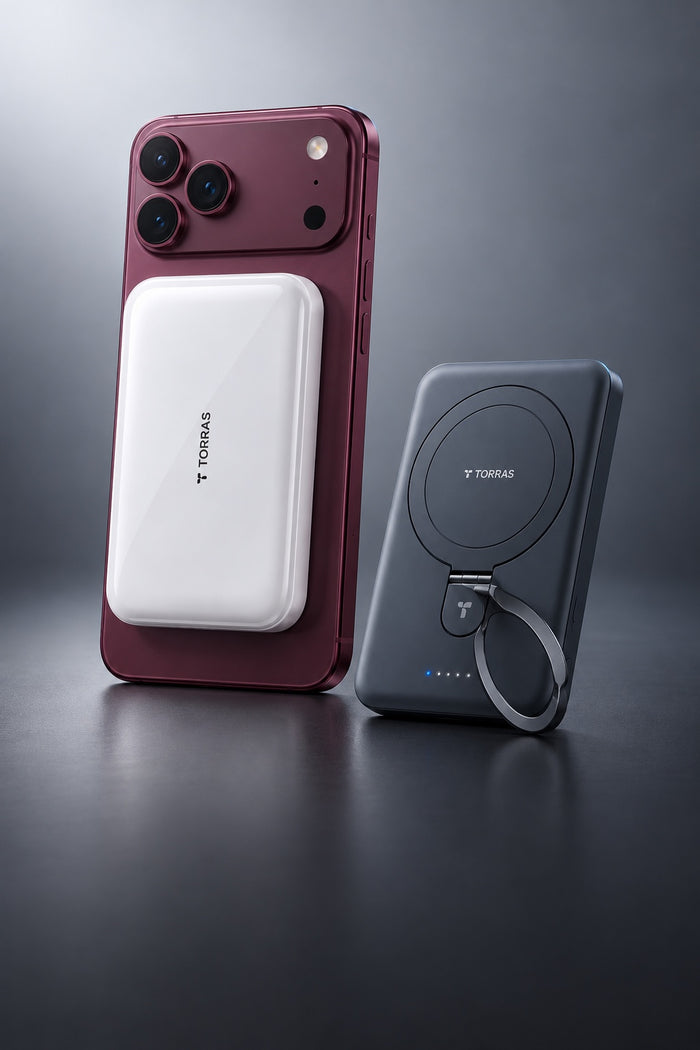 TORRAS magnetic power banks with iPhone 18 Pro