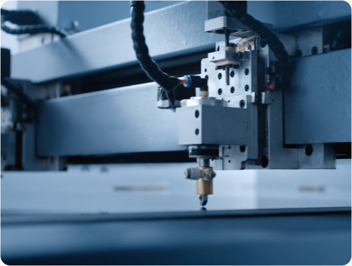 Magnetron sputtering machinery laying down the Tora-Coating layers in the TORRAS line