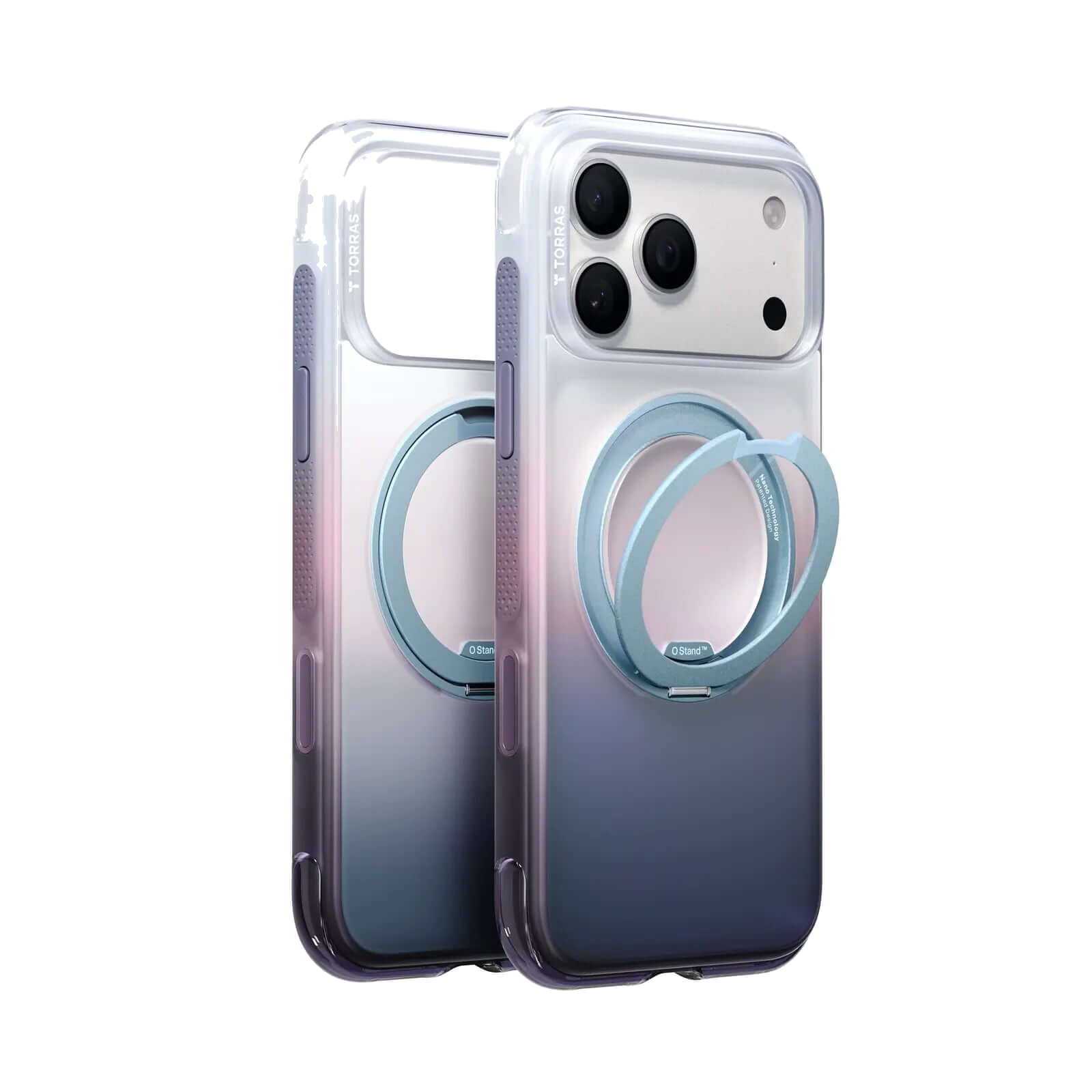 TORRAS Ostand O3 Air ケース iphone17promax Ostand O3 Air Slim Stand Case, iPhone 17 Pro | Torras Glass