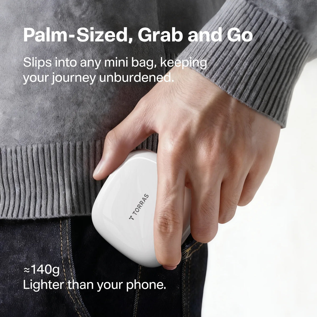 TORRAS 3-in-1 Pocket Qi2 25W Wireless Charger