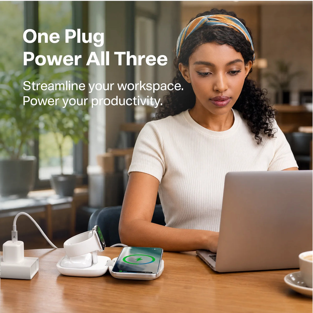 TORRAS 3-in-1 Pocket Qi2 25W Wireless Charger