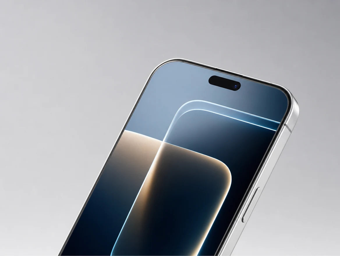 Bright grid-free privacy glass surface macro — Soft-Light clarity